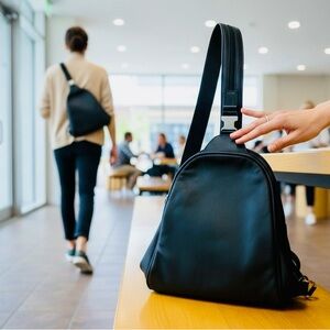 Elegant Black Sling Bag